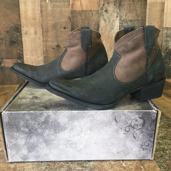 Old Gringo OGBL1883-3 Carmina Ankle Cowboy Boots Womens 7 B - Picture 5 of 12